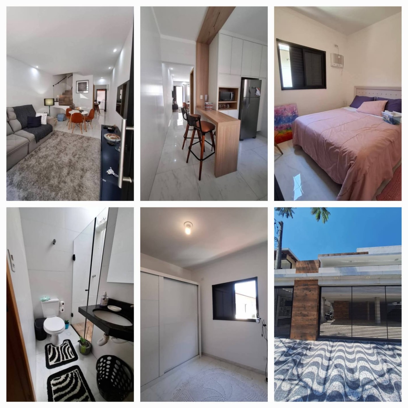 Casa com 2 quartos e 65 m² em Vila Guilhermina, Praia Grande