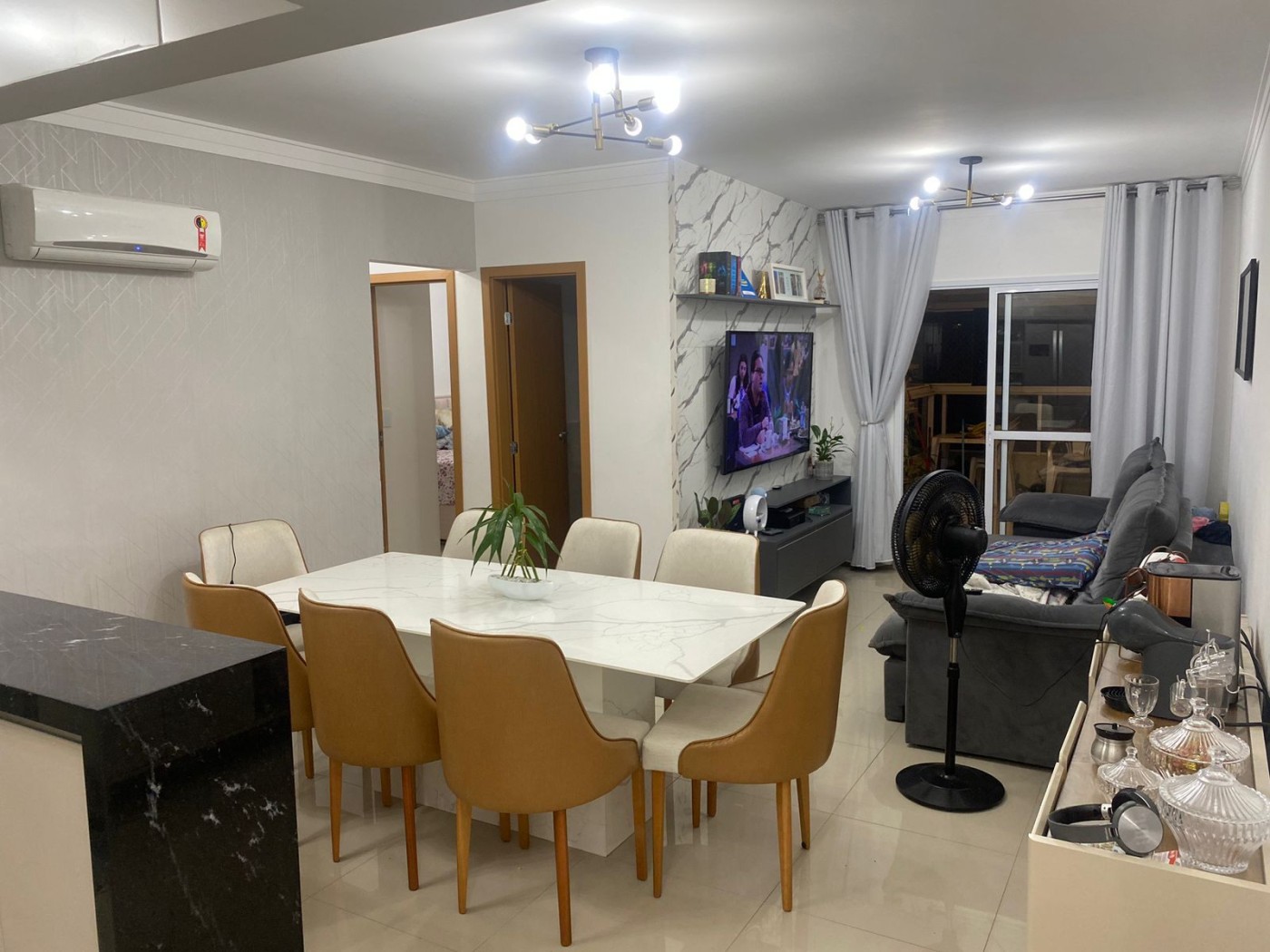 Apartamento com 3 quartos e 105 m² em Vila Guilhermina, Praia Grande