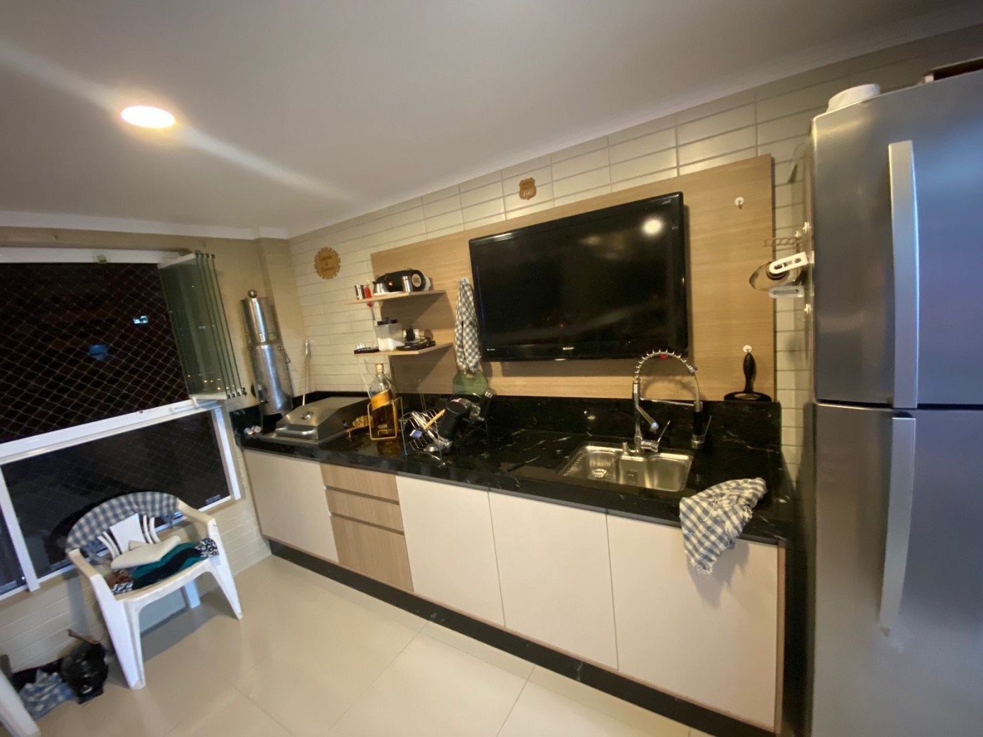 Apartamento com 3 quartos e 105 m² em Vila Guilhermina, Praia Grande