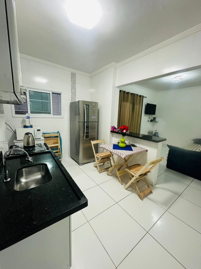 Apartamento com 1 quarto e 51 m² em Vila Guilhermina, Praia Grande