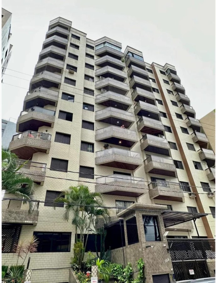 Apartamento com 2 quartos e 93 m² em Vila Guilhermina, Praia Grande