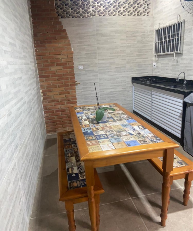Casa com 2 quartos e 125 m² em Vila Guilhermina, Praia Grande