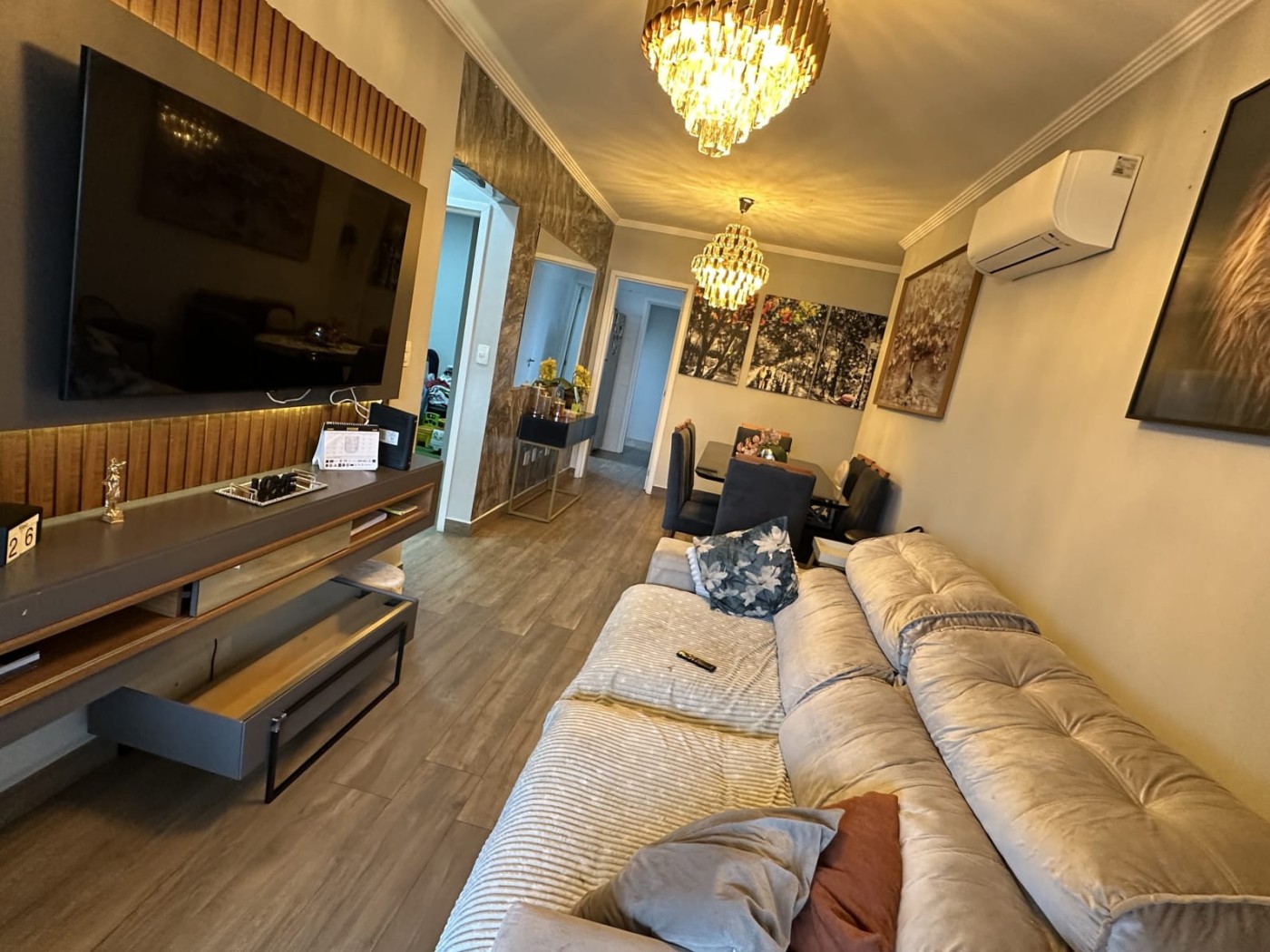 Apartamento com 2 quartos e 77 m² em Vila Guilhermina, Praia Grande