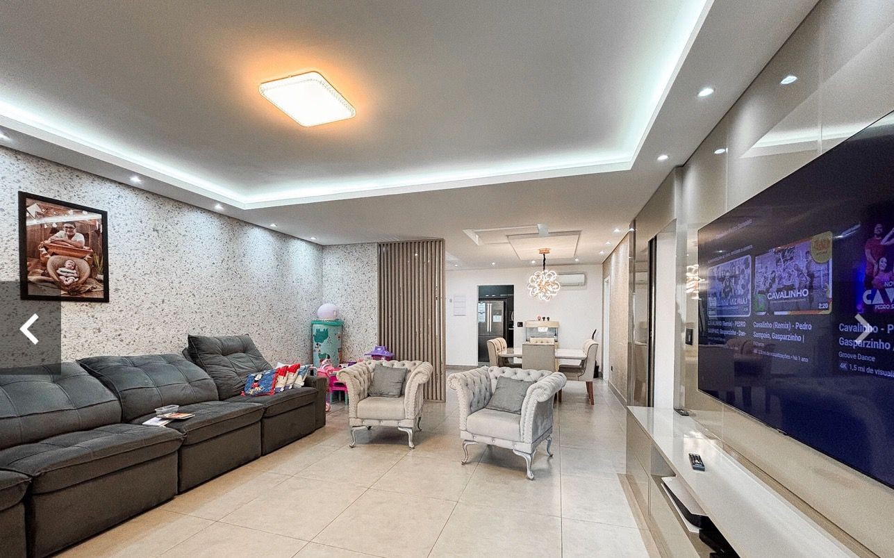 Apartamento com 3 quartos e 145 m² em Vila Guilhermina, Praia Grande