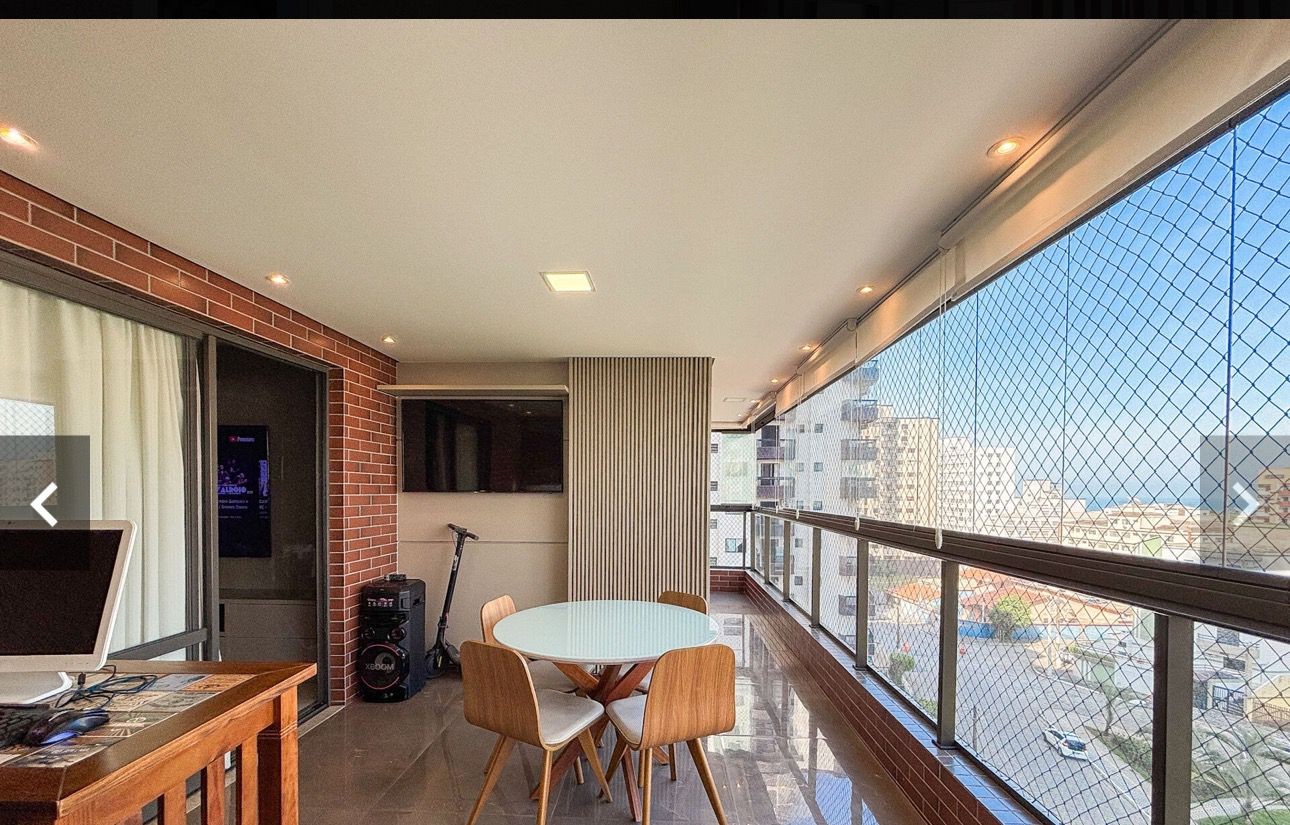 Apartamento com 3 quartos e 145 m² em Vila Guilhermina, Praia Grande
