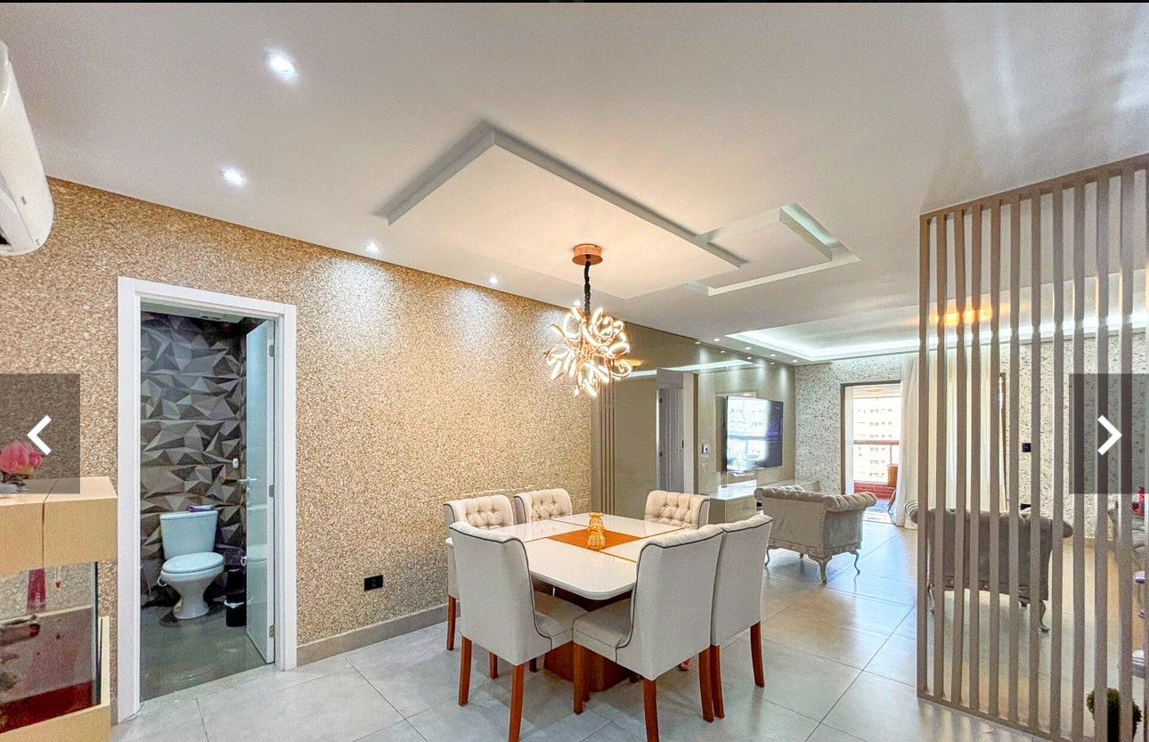 Apartamento com 3 quartos e 145 m² em Vila Guilhermina, Praia Grande