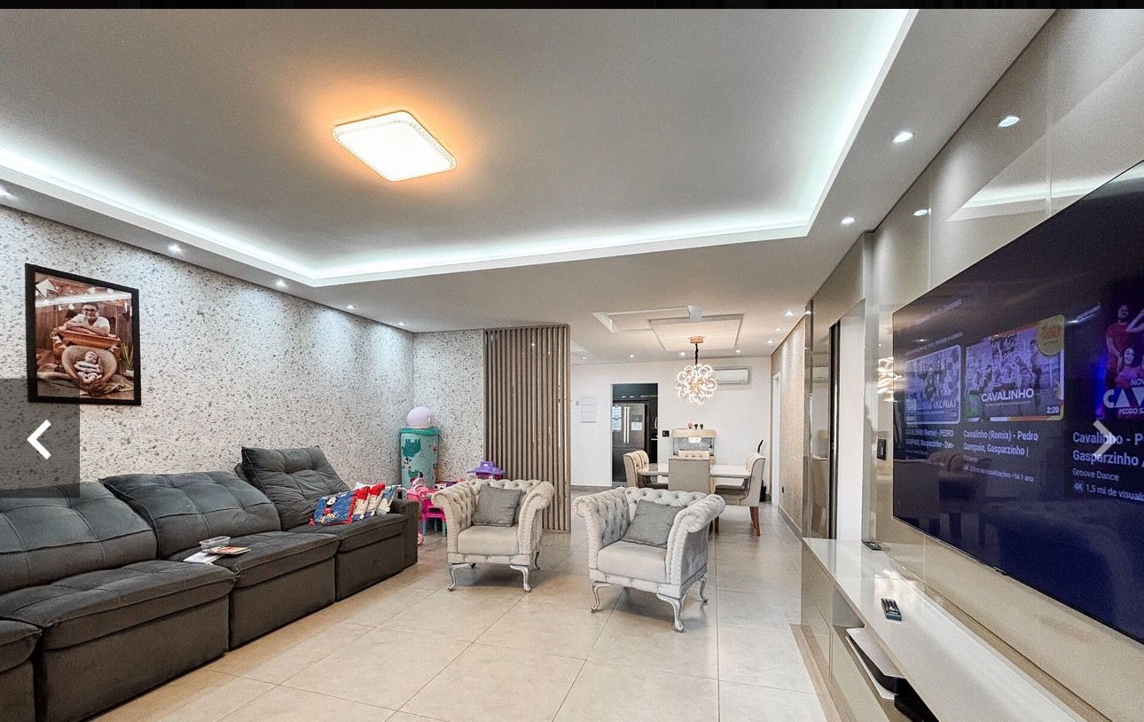 Apartamento com 3 quartos e 145 m² em Vila Guilhermina, Praia Grande