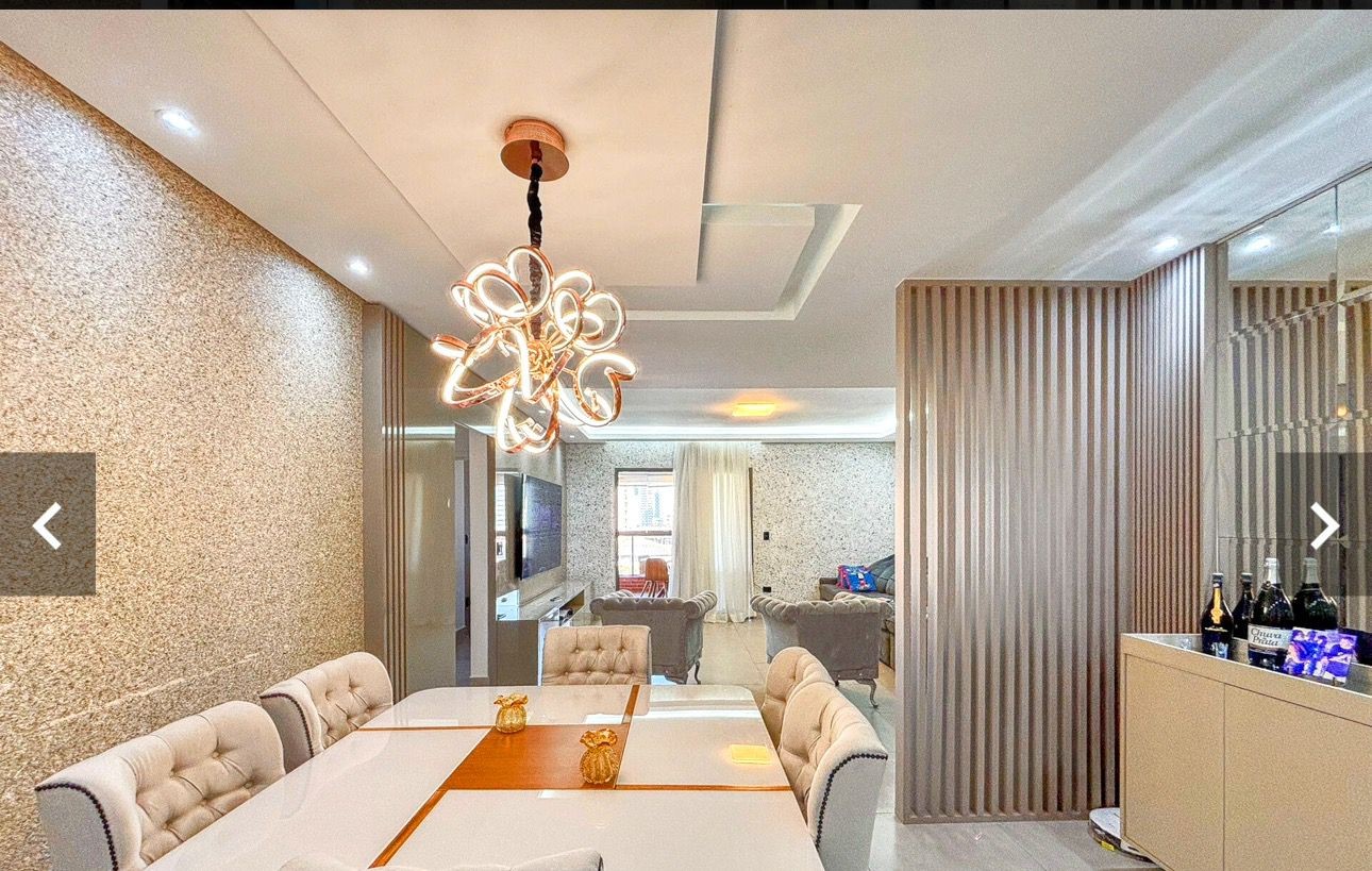 Apartamento com 3 quartos e 145 m² em Vila Guilhermina, Praia Grande