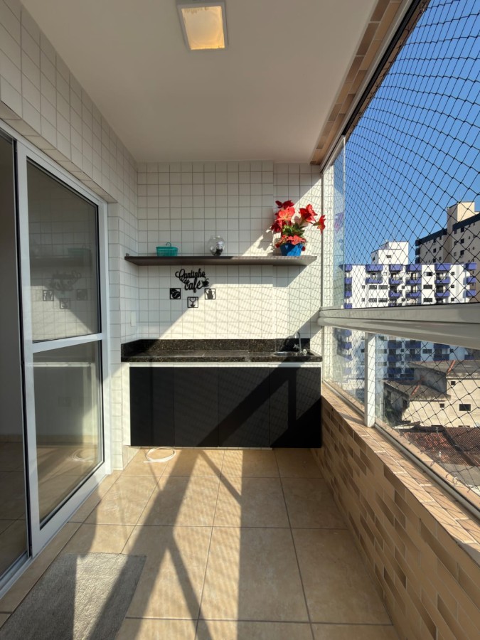 Apartamento com 2 quartos e 57 m² em Vila Guilhermina, Praia Grande