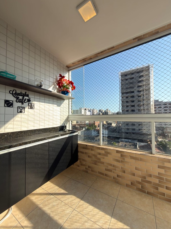 Apartamento com 2 quartos e 57 m² em Vila Guilhermina, Praia Grande